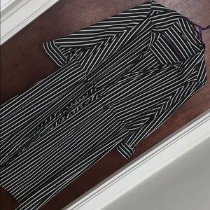 Striped Plus Button Up Dress